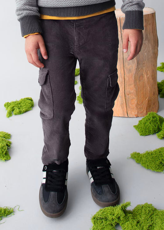 4564 Slate Cord Pant