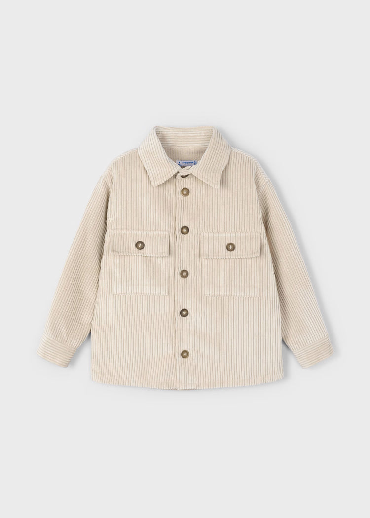 Corduroy Overshirt Cream
