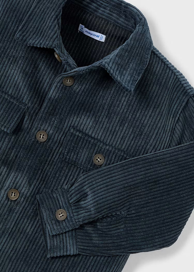 Corduroy Overshirt Navy