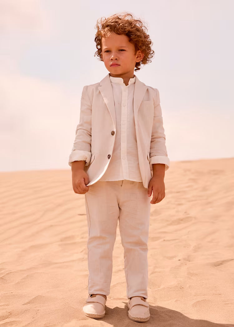 Oat Linen Dress Pant