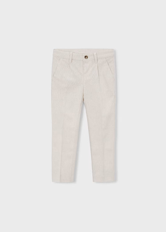 Oat Linen Dress Pant