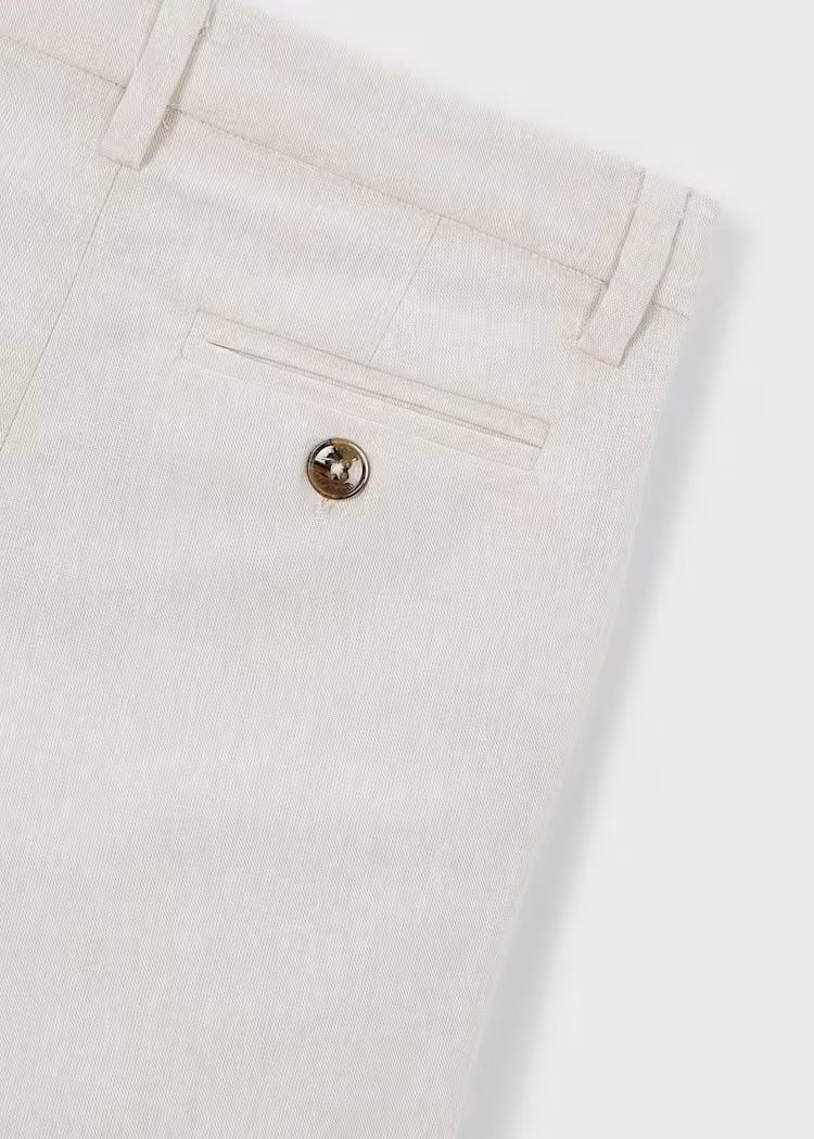 Oat Linen Dress Pant