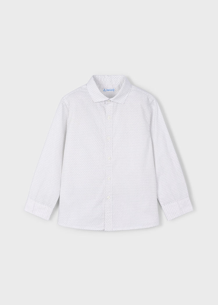 Printed Shirt White