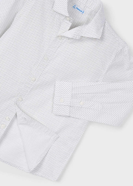 Printed Shirt White