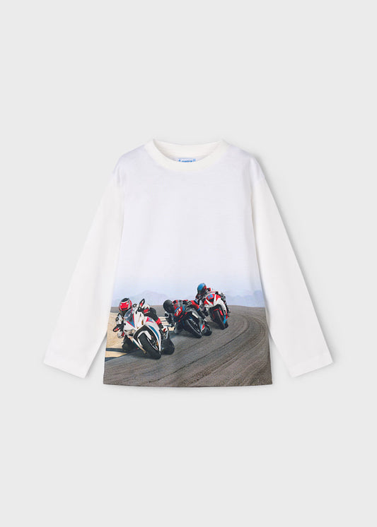 4094 Motorbike LS T-shirt