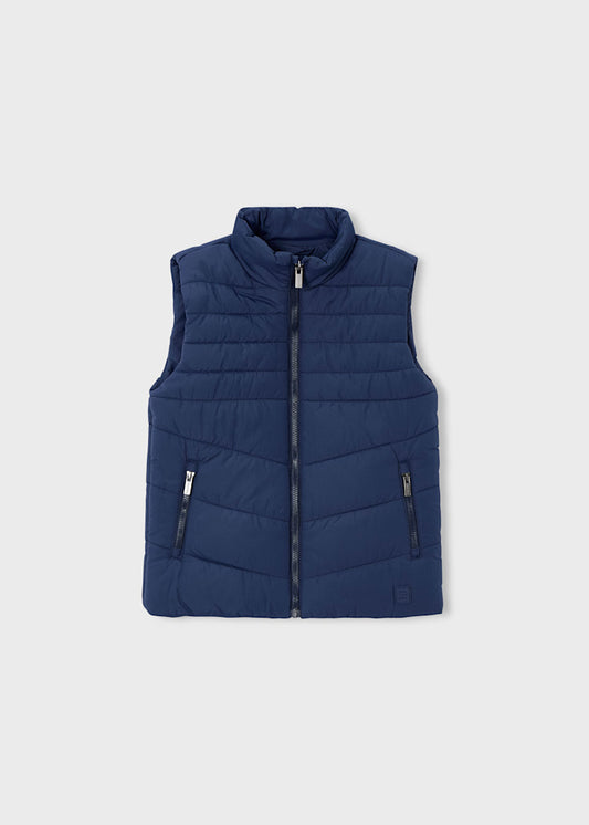 Navy Boy Puffer Vest