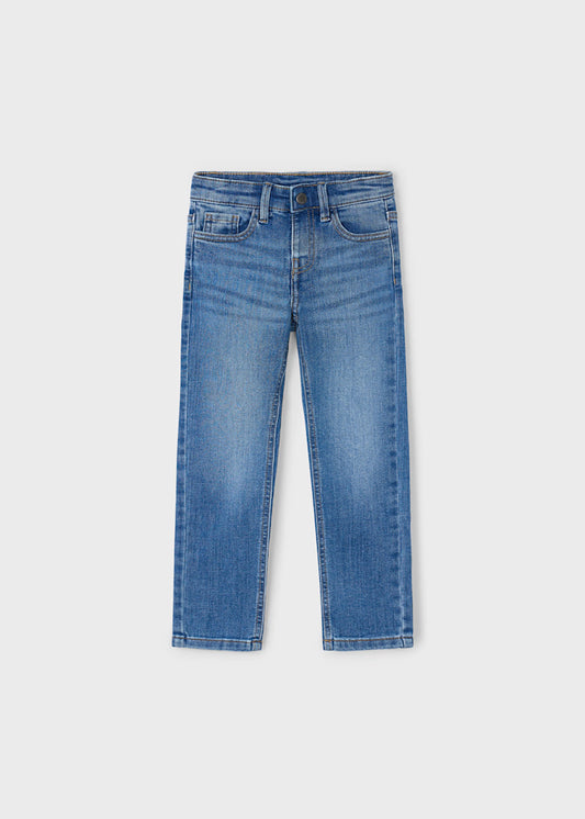 Med Wash Slim Denim