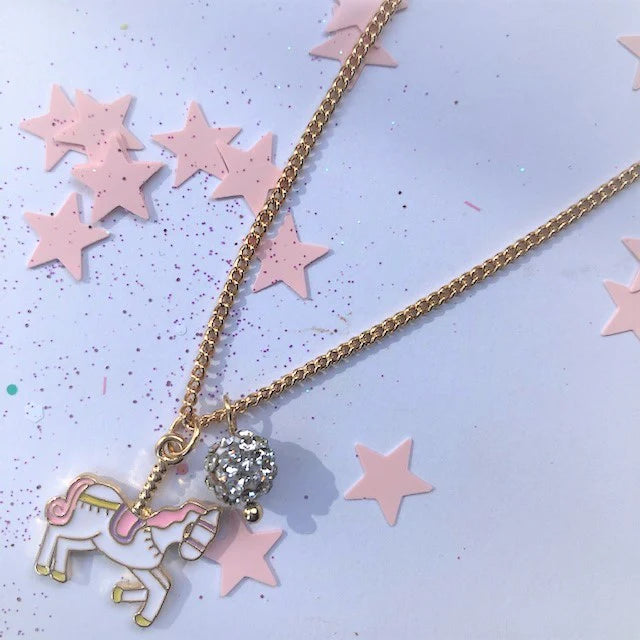 Unicorn Carousel Necklace