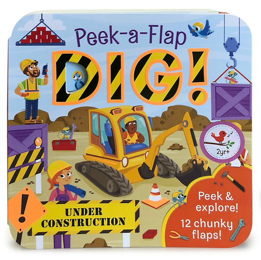 Dig Construction Flap Board Book