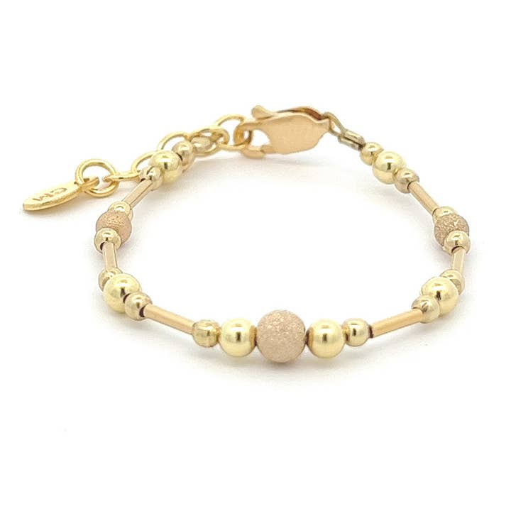 14k bracelet stardust beads