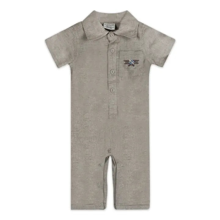 Bennett Linen Natural Romper
