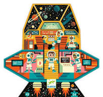 Silhouette Space Station Puzzle
