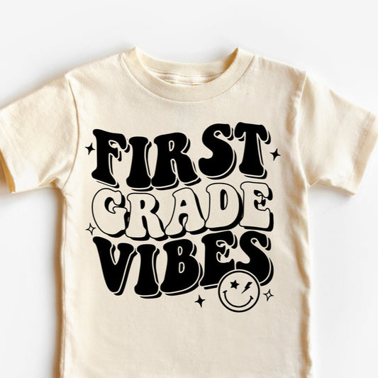 First Grade Vibes School Shirt