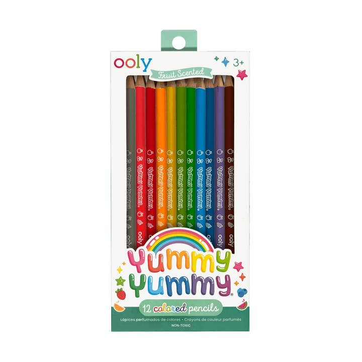 12 scented colored pencils