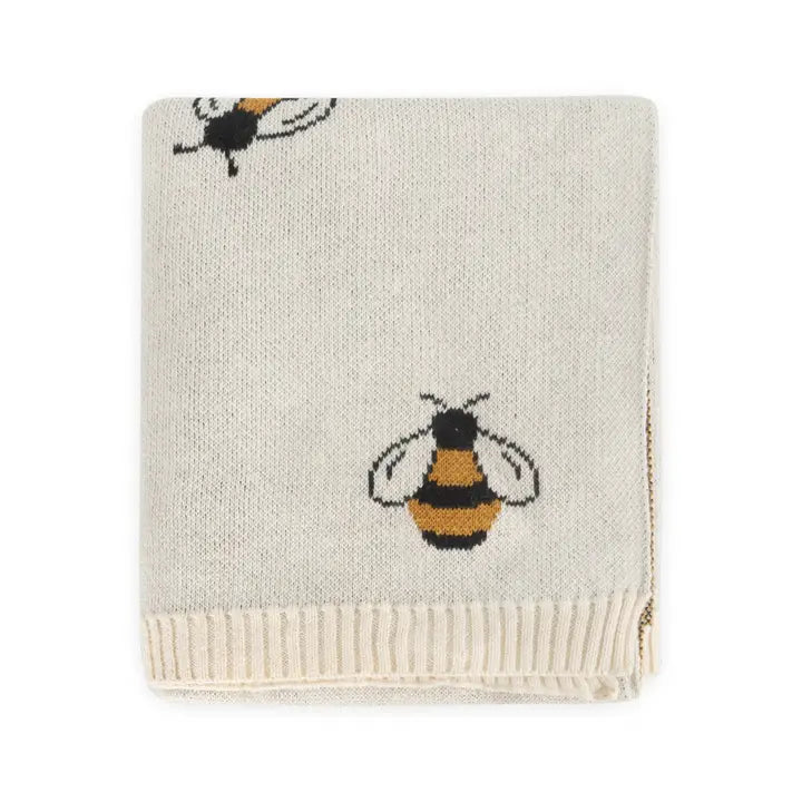 Bee Sweater Knit Blanket