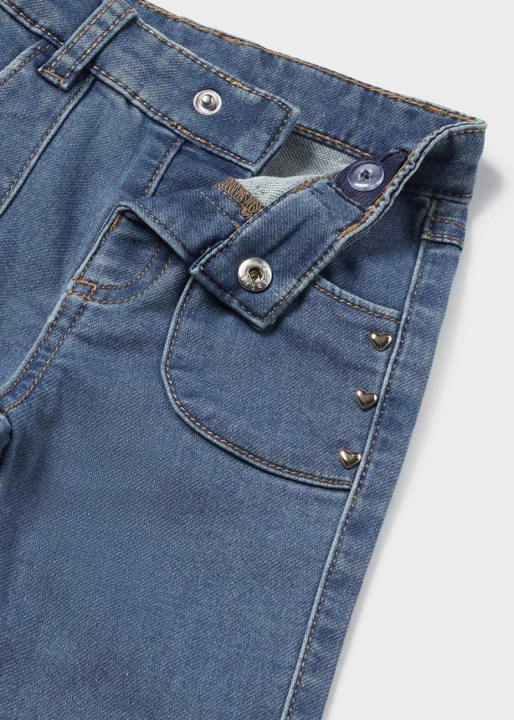 2547 Flare Denim W/Heart Detail