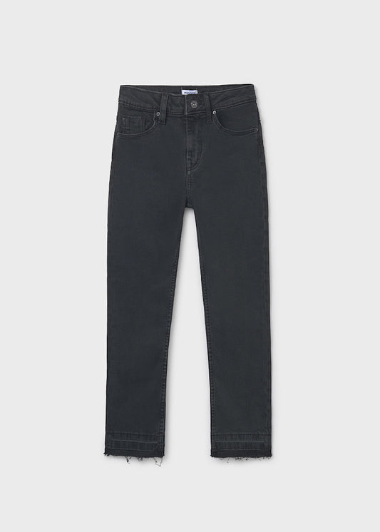 Girls Black Basic Denim