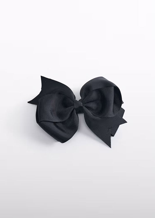 Bow Hair Clip Black