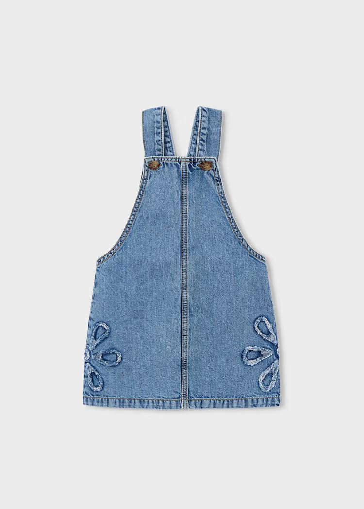 Girl Denim Overall Skirt