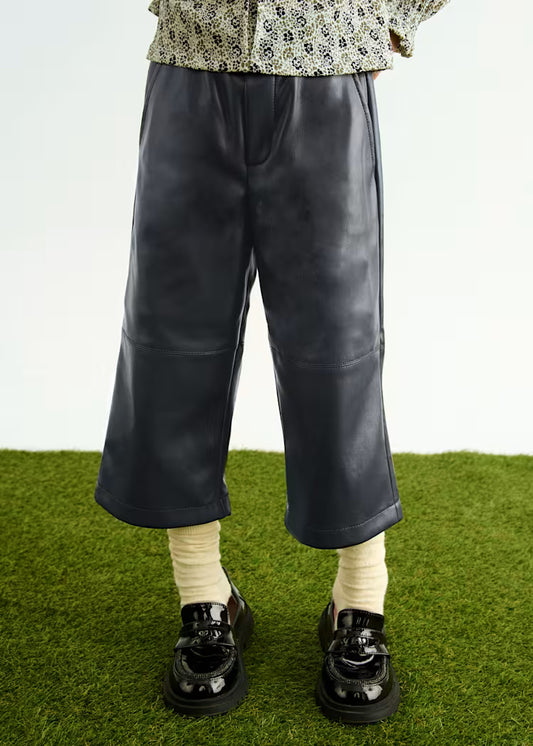 Faux Leather Black Pant
