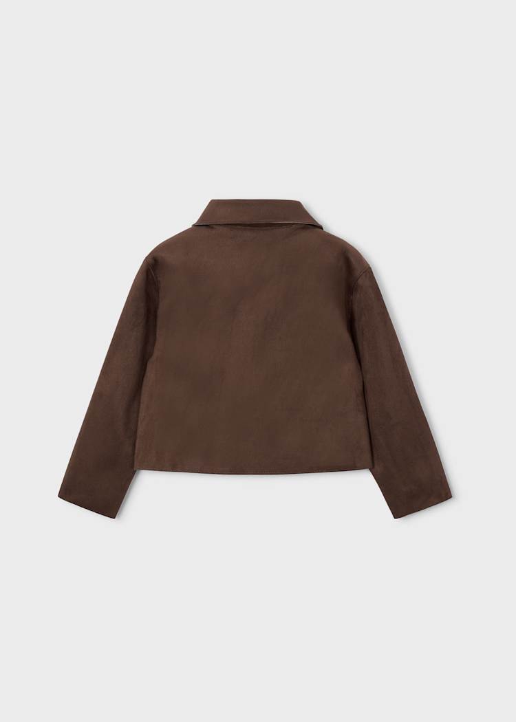 Girls Faux Suede Jacket