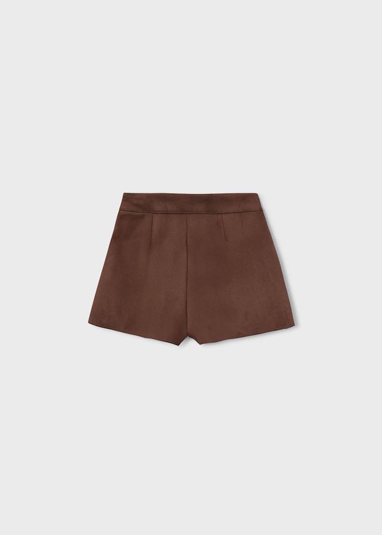 Faux Suede Skort