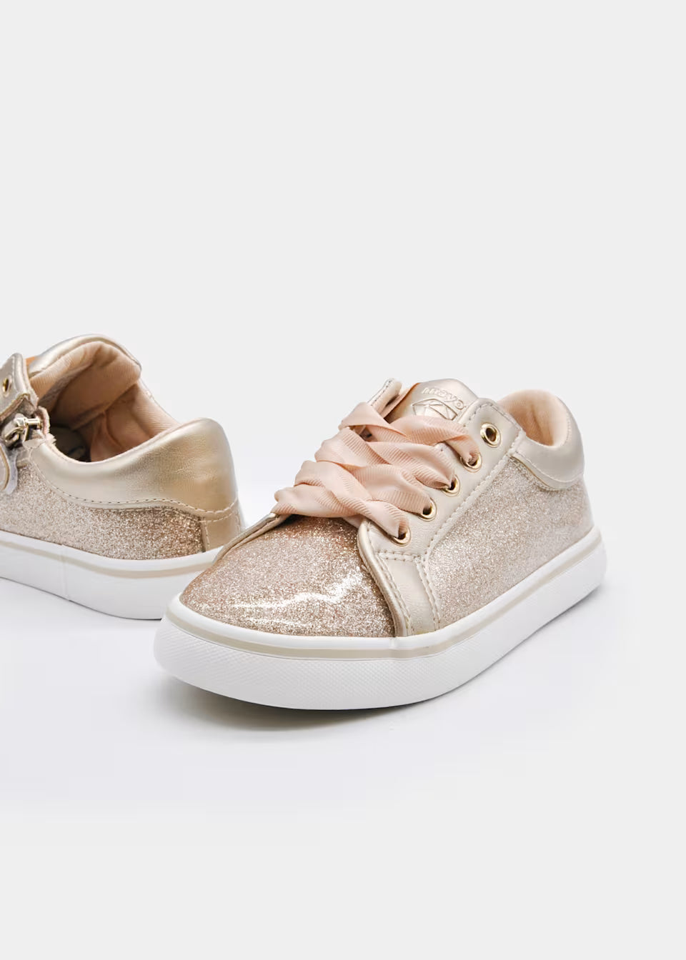 Gold Glitter Sneakers