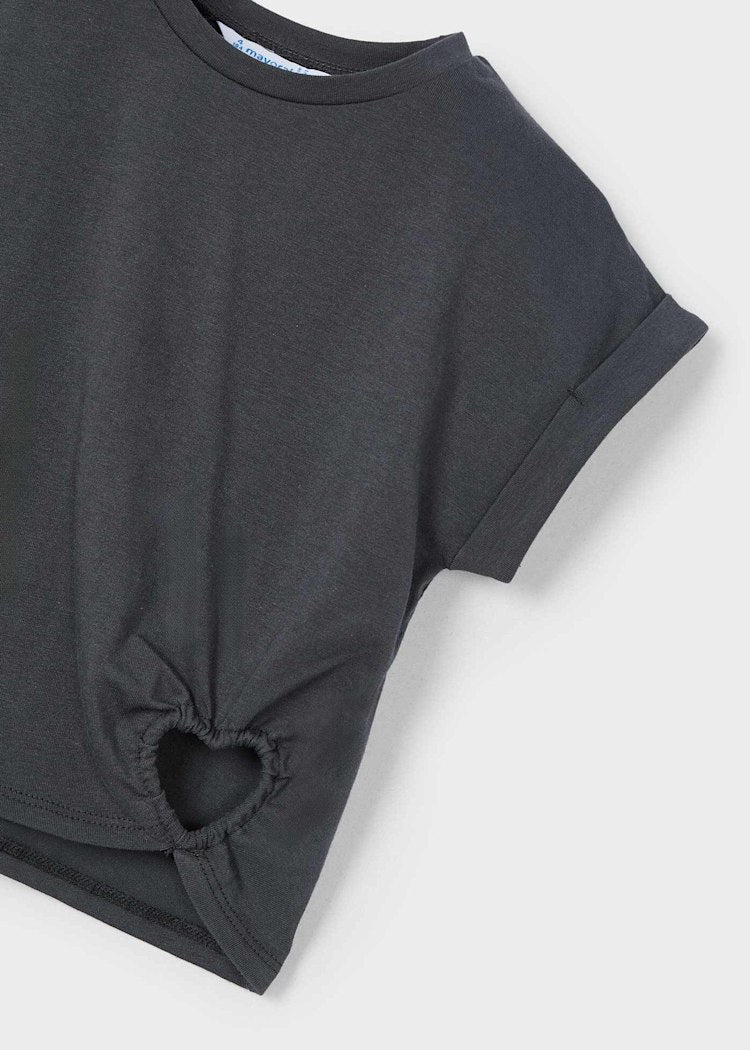 3006 Grey Heart Detail T-Shirt