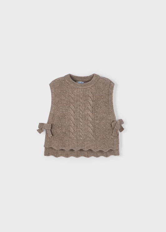 Taupe Knit Vest