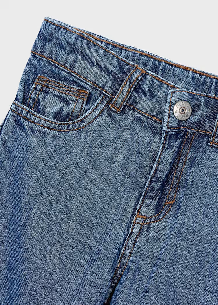 Loose-Fit Dark Denim Pant