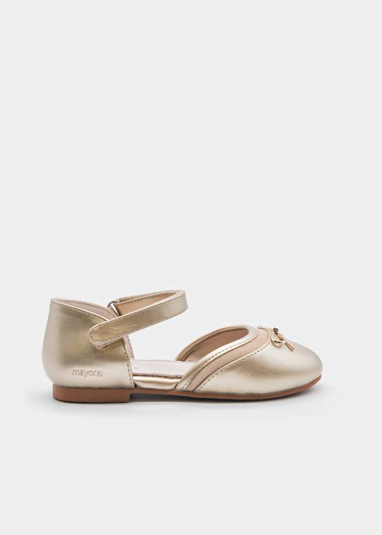 Gold Mary Janes