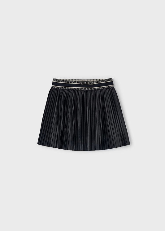 Pleated Black Skirt