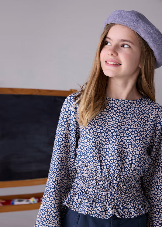 7196 Petroleum Blouse