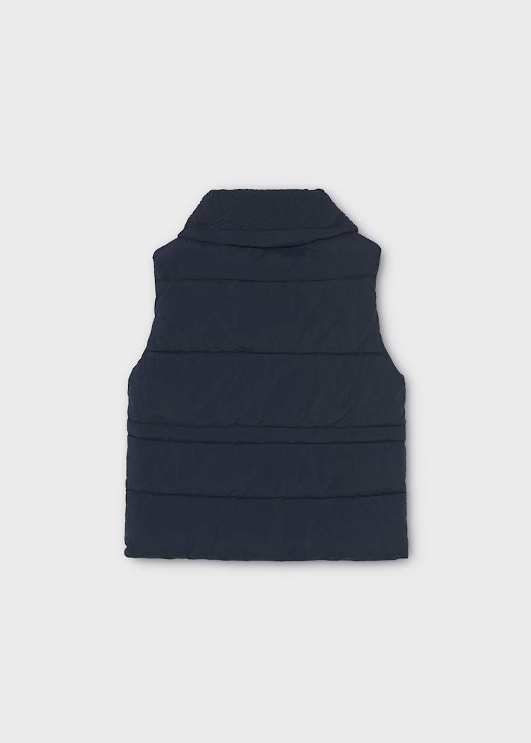 Girls Navy Padded Vest