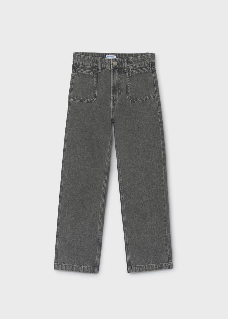 Girl Relaxed Grey Denim