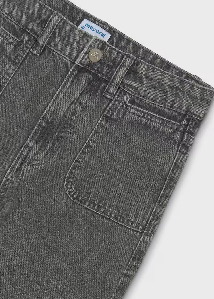 Girl Relaxed Grey Denim
