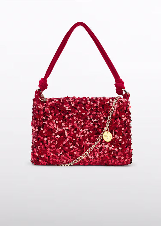 Sequin Red Bag