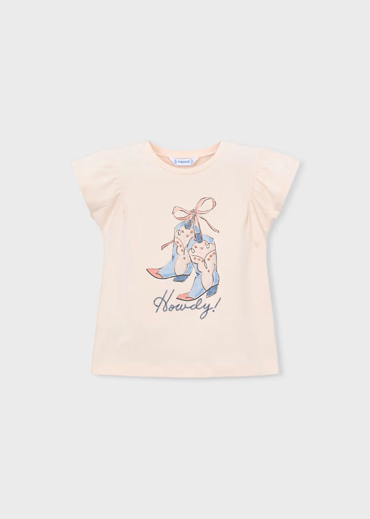 Blue Salmon Boots Howdy T-Shirt