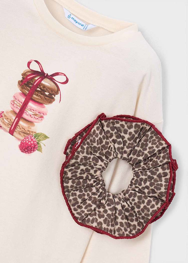 Macaron Long Sleeve W/ Scrunchie
