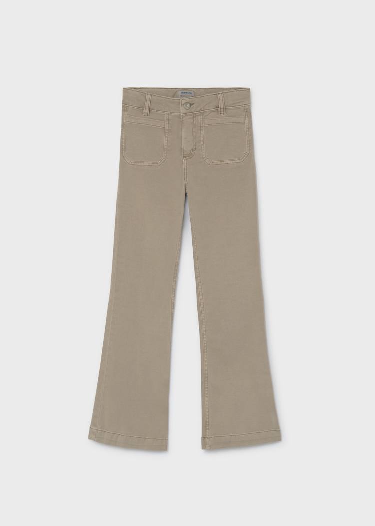 Sand Flare Twill Pants