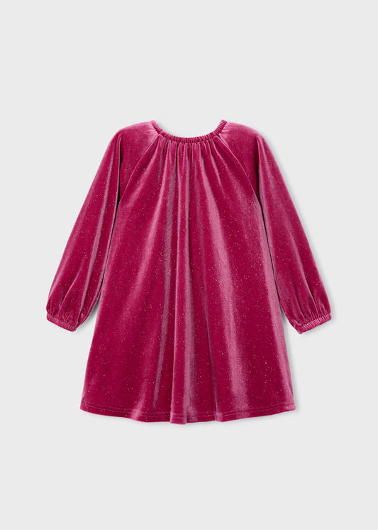Sparkly Velvet Dress Cherry