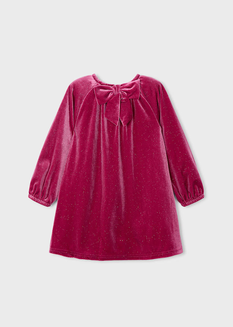 Sparkly Velvet Dress Cherry