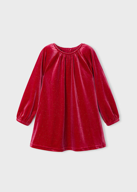 Sparkle Velvet Red Dress