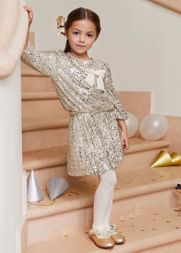 5544 Sequin Skirt Set