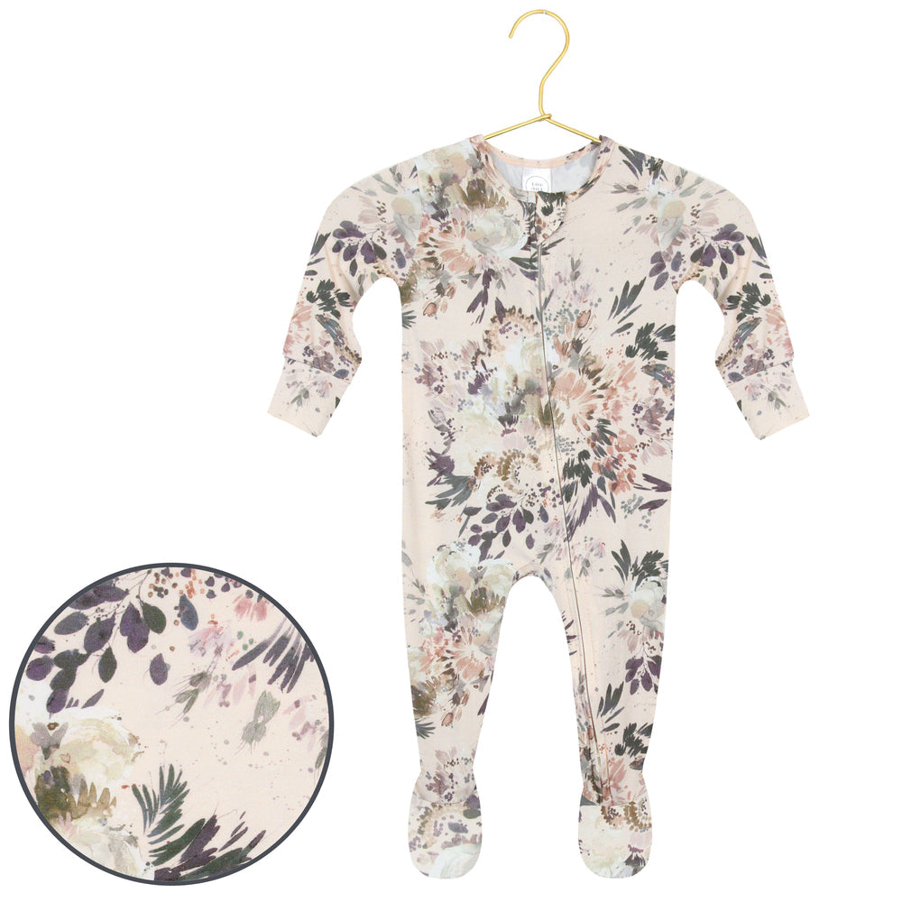 Hazel Zipper Footie