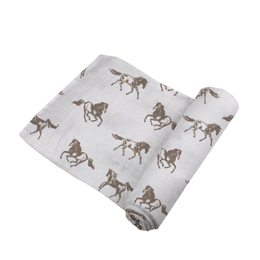 Galloping Horses Bambo Swaddle