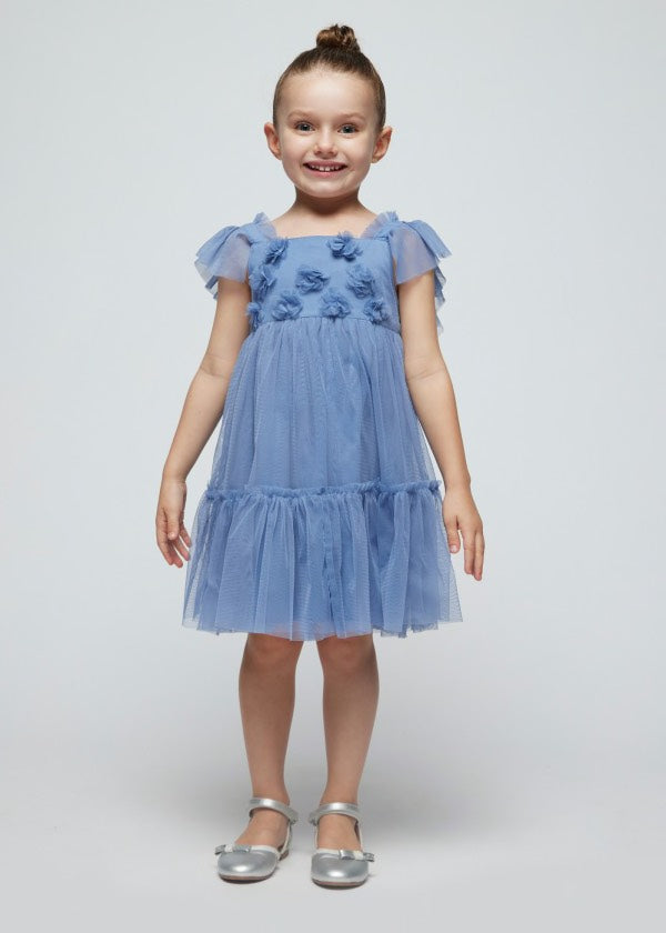 3929 Sky Tulle Dress