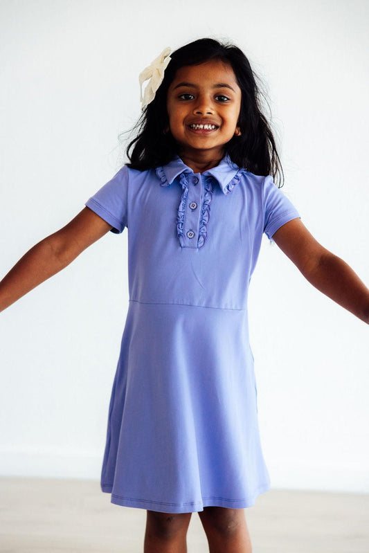 Perwinkle SS Polo Dress