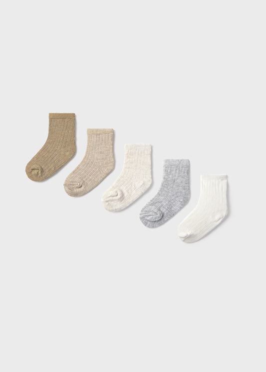 9918 6 Pack Neutral Socks