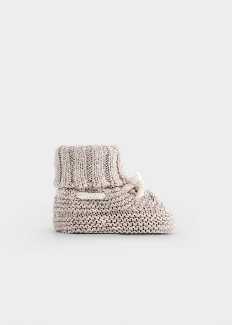 Mocha Knit Booties